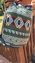 Drawstring Bag Native Andean Handwoven Backpack